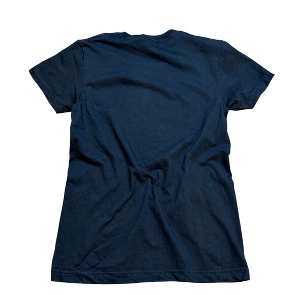 Y2K Anon Snowboarding Black Baby Tee Medium - Picture 2 of 4